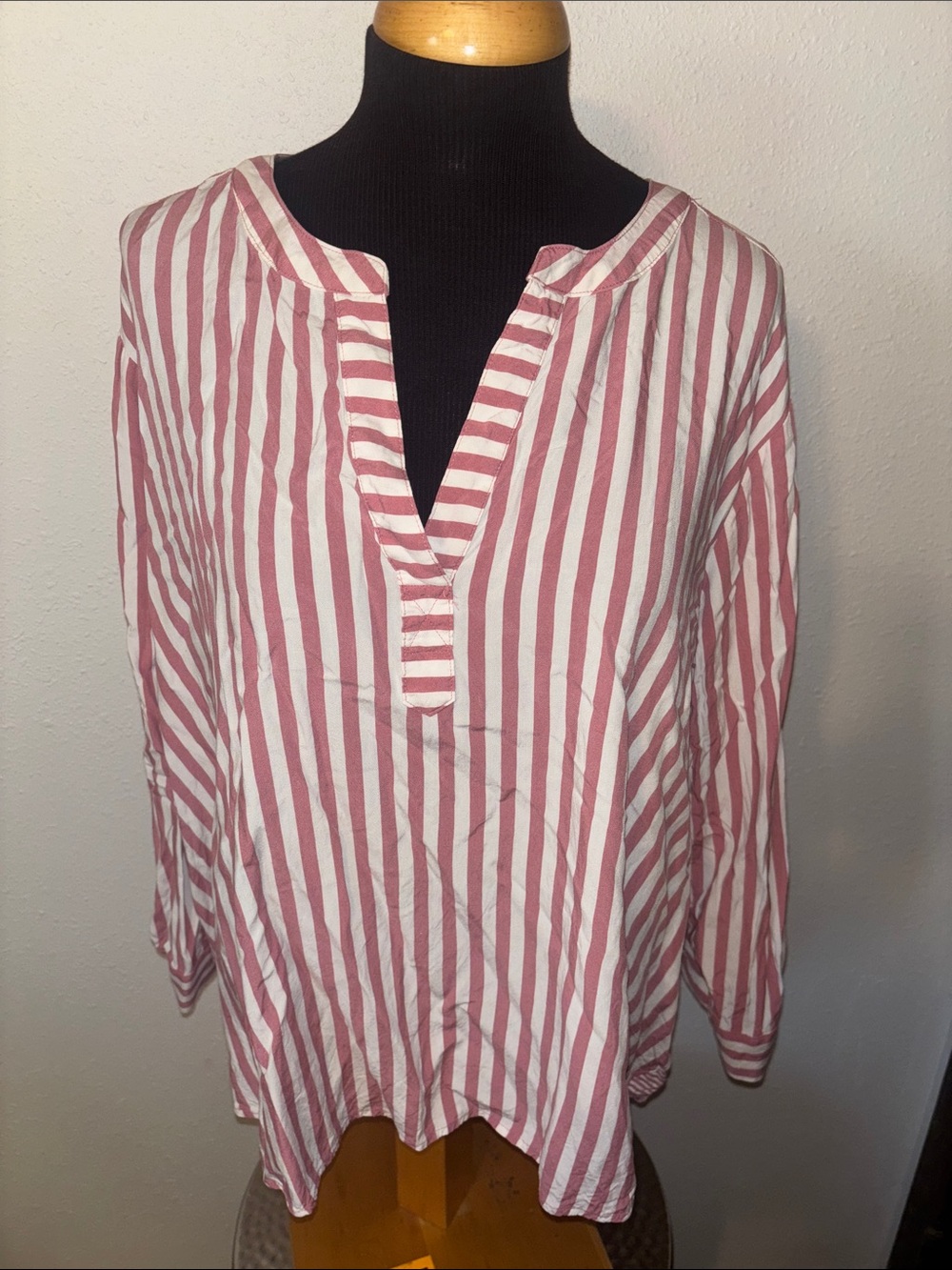 Jane + Delancey Pullover Striped Top size 2X